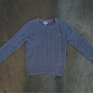 Polo by Ralph Lauren Men's Cable Knit Sweater in Navy. Pristine condition.